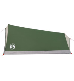 Tente de camping 2 personnes vert 200x120x88/62cm taffetas 185T