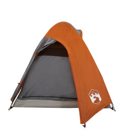 Tente de camping 2 personnes 254x135x112 cm taffetas 185T