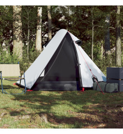 Tente de camping 2 personnes blanc 267x154x117 cm taffetas 185T