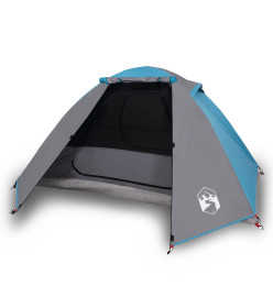 Tente de camping 2 personnes bleu 224x248x118 cm taffetas 185T