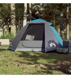 Tente de camping 2 personnes bleu 224x248x118 cm taffetas 185T