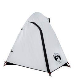 Tente de camping 2 personnes blanc 254x135x112 cm taffetas 185T