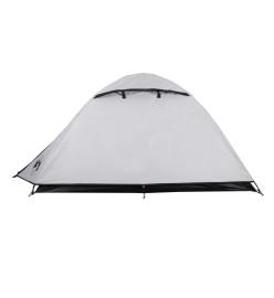 Tente de camping 2 personnes blanc 254x135x112 cm taffetas 185T