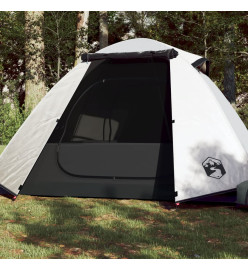 Tente de camping 2 personnes blanc 224x248x118 cm taffetas 185T