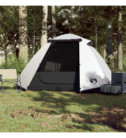 Tente de camping 2 personnes blanc 224x248x118 cm taffetas 185T