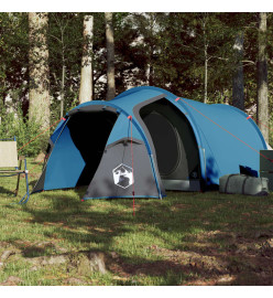 Tente de camping 3 personnes bleu 370x185x116 cm taffetas 185T