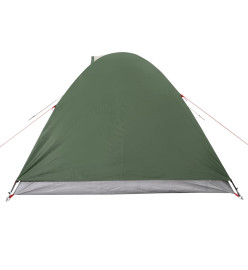 Tente de camping 2 personnes vert 264x210x125 cm taffetas 185T