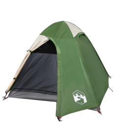 Tente de camping 2 personnes vert 254x135x112 cm taffetas 185T