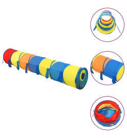 Tunnel de jeu pour enfants Multicolore 245 cm Polyester