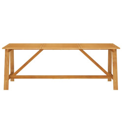 Ensemble de salle à manger de jardin 9 pcs Gris