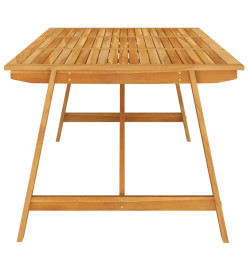 Ensemble de salle à manger de jardin 9 pcs Gris