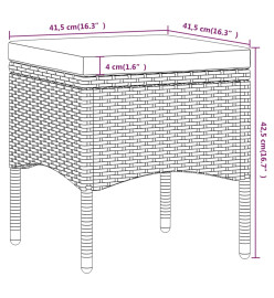 Meubles à dîner jardin 5pcs Résine tressée et verre trempé Gris