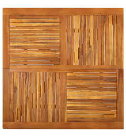Ensemble de salle à manger de jardin 5 pcs Noir