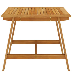Ensemble de salle à manger de jardin 5 pcs Noir