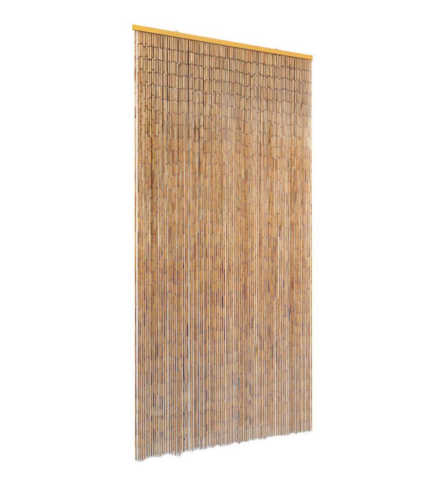 Rideau de porte contre insectes Bambou 90 x 220 cm