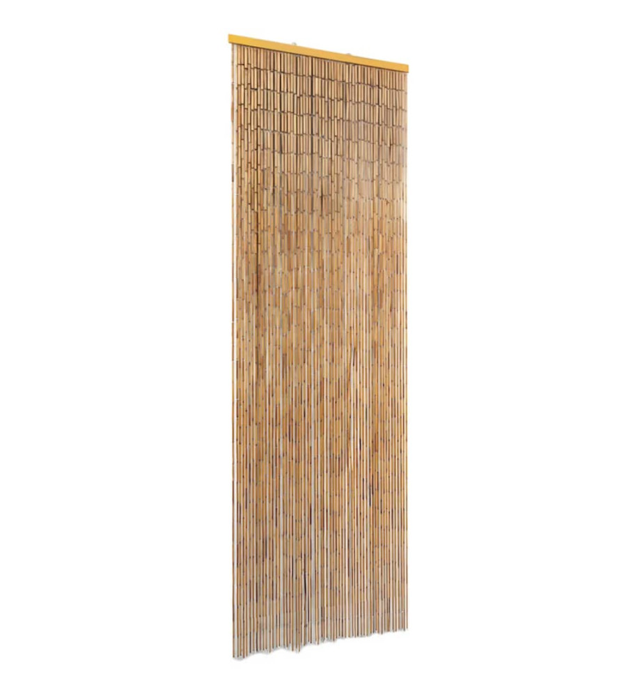 Rideau de porte contre insectes Bambou 56 x 185 cm