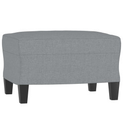 Ensemble de canapés 3 pcs gris clair tissu