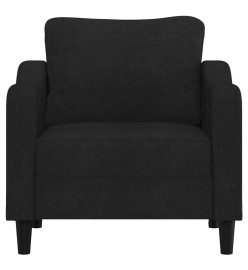 Fauteuil Noir 60 cm Tissu