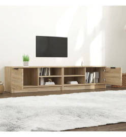 Meubles TV 2 pcs Chêne sonoma 80x35x36,5 cm Bois d'ingénierie