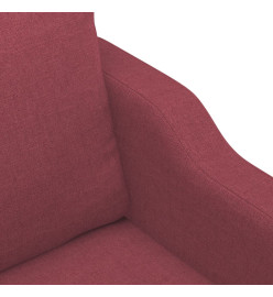 Fauteuil Rouge bordeaux 60 cm Tissu