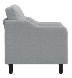 Fauteuil Gris clair 60 cm Tissu