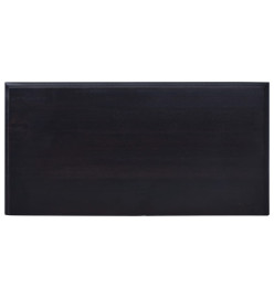 Commode Café noir clair Bois d'acajou massif