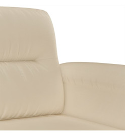 Chaise de canapé crème 60 cm tissu microfibre