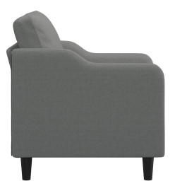 Fauteuil Gris foncé 60 cm Tissu