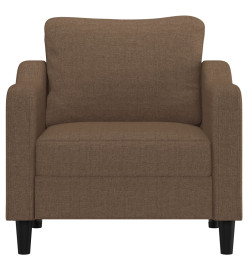 Fauteuil Marron 60 cm Tissu