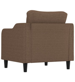 Fauteuil Marron 60 cm Tissu