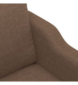 Fauteuil Marron 60 cm Tissu