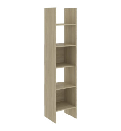 Ensemble de bibliothèque 4 pcs Chêne sonoma Aggloméré