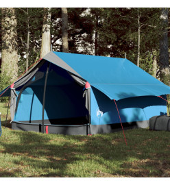 Tente de camping 2 personnes bleu 193x122x96 cm taffetas 185T