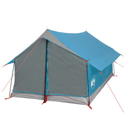 Tente de camping 2 personnes bleu 193x122x96 cm taffetas 185T