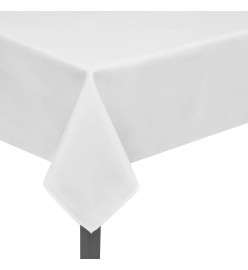 Nappes de table 5 pcs Blanc 220x130 cm