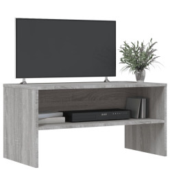 Meuble TV sonoma gris 80x40x40 cm bois d'ingénierie