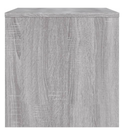 Meuble TV sonoma gris 80x40x40 cm bois d'ingénierie