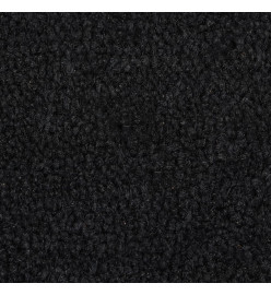 Tapis de porte noir 90x150 cm fibre de coco touffeté