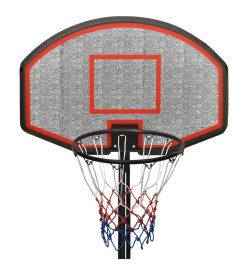 Support de basket-ball Noir 282-352 cm Polyéthylène