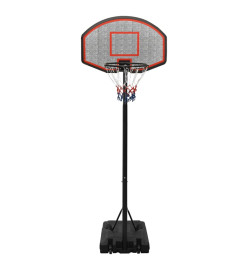 Support de basket-ball Noir 237-307 cm Polyéthylène