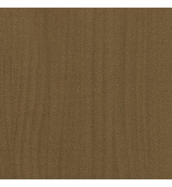 Cadre de lit Marron miel Bois massif 180x200 cm Super King