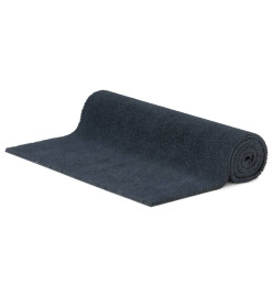 Tapis de porte gris foncé 100x200 cm fibre de coco touffeté