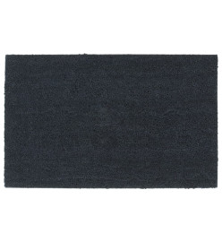 Tapis de porte gris foncé 50x80 cm fibre de coco touffeté