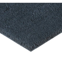 Tapis de porte 5 pcs gris foncé 40x60 cm fibre de coco touffeté