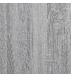 Table basse avec portes en verre sonoma gris 102x50x42 cm