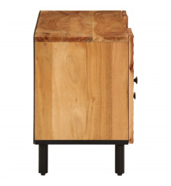 Meuble TV 105x33x46 cm Bois d'acacia massif