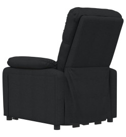 Fauteuil inclinable électrique Noir Tissu