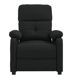 Fauteuil inclinable Noir Tissu