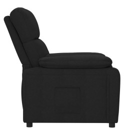 Fauteuil inclinable Noir Tissu