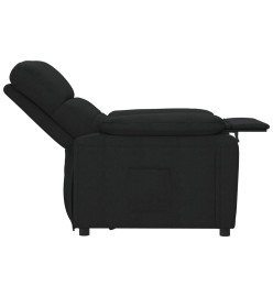 Fauteuil inclinable Noir Tissu